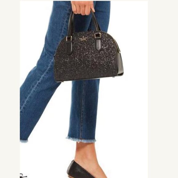 Kate Spade Laurel Way Glitter Mini Reiley Satchel - Picture 3 of 16